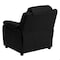 Flash Furniture Kids Recliner, 26" to 39" x 28", Upholstery Color: Black BT-7985-KID-BK-LEA-GG - alternate 2